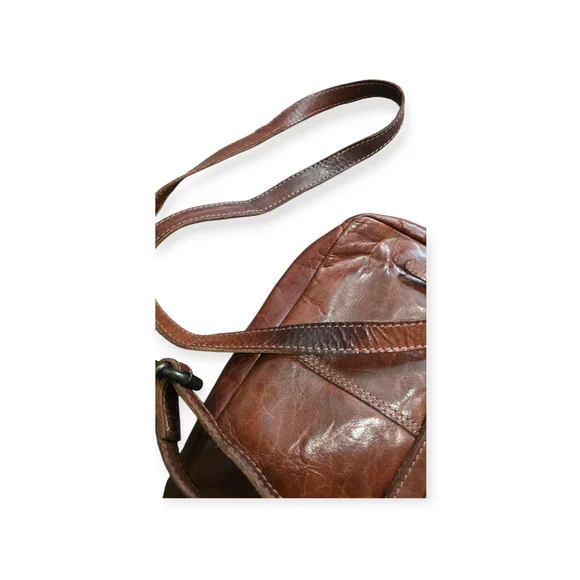 Wild West Rustic Leather Crossbody Bag - Picture 8 of 10